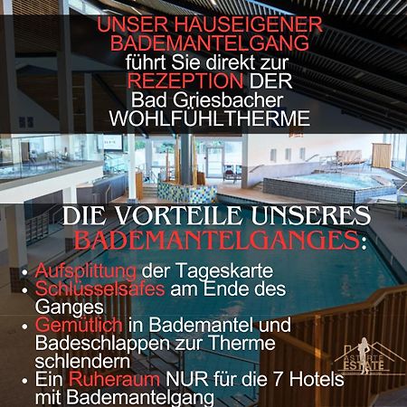 Fewo 10 - Appartement Im Rottalblick - Traumhaften Ausblick Geniessen Mit Bademantelgang Zur Therme, Tv, Balkon Und Persoenlichem Gaesteempfang Von Astarte Estate Bad Griesbach  Zewnętrze zdjęcie